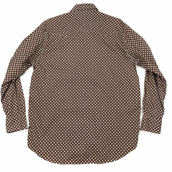 Lucky Brand Pearl Snap Western Shirt L - Picture 2 of 4